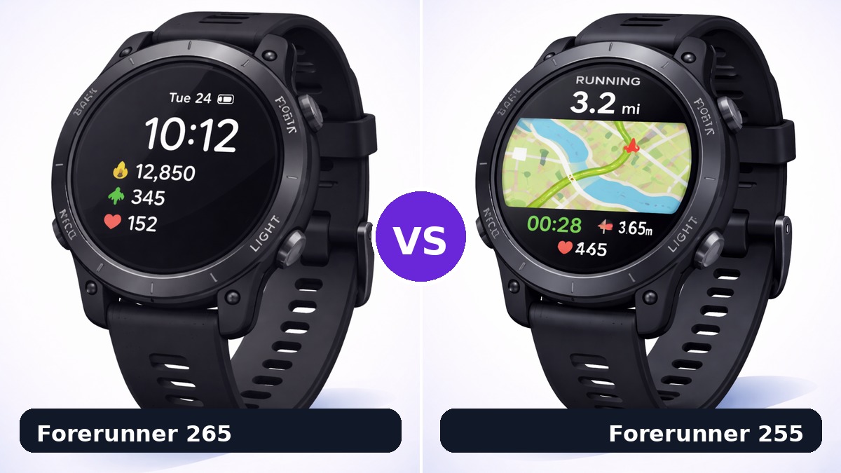 Garmin Forerunner 265 vs Forerunner 255: Is the AMOLED Display Worth $100?